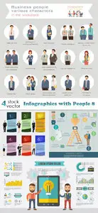 Vectors - Infographics with People 8