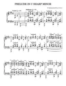 Prelude in C-sharp minor Op.3, No.2 - Sergei Rachmaninoff (Piano Solo)