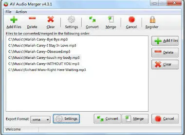 Avmediasoft AV Audio Merger v4.3.1 