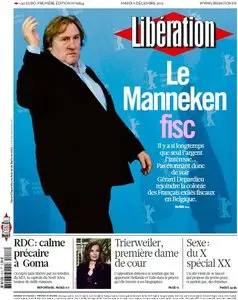 Libération du Mardi 11 Décembre 2012