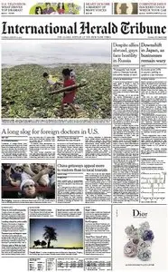 International Herald Tribune Asia from Tuesday, 13. August 2013