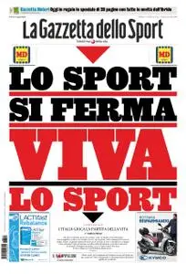 La Gazzetta dello Sport Roma – 14 marzo 2020