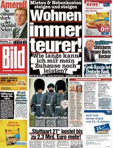 Bild Zeitung vom 13 Dezember 2012