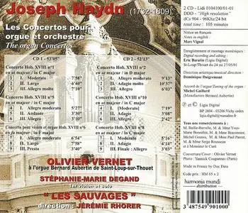 Olivier Vernet, Jérémie Rhorer, Ensemble Les Sauvages - Joseph Haydn: Les concertos pour orgue et orchestre (2001)