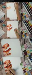 Watercolor For Beginners: Learn Basics & Paint Fun Donuts
