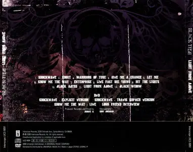 Black Tide - Light From Above (2008) [Japan SHM-CD + DVD]