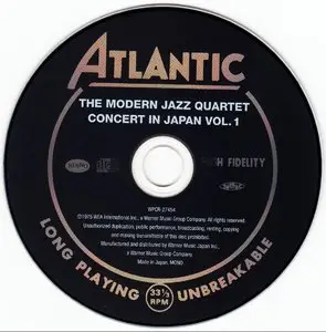 The Modern Jazz Quartet - Concert In Japan Vol.1 (1966) {2013 Japan Jazz Best Collection 1000 Series 24bit Remaster WPCR-27454}