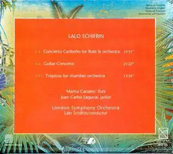 Lalo Schifrin - Concierto Caribeno, Guitar Concerto, Tropicos (1996) {Urtext JBCC 040 rel 2000}