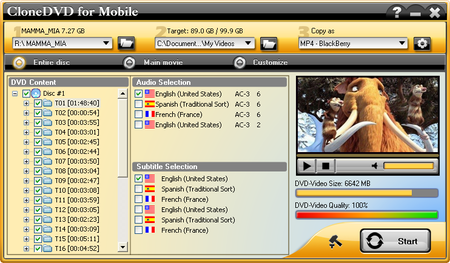 DVD X Studios CloneDVD for Mobile 2.0.4.0