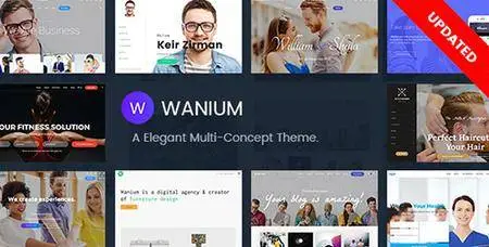 ThemeForest - Wanium v1.2.2 - A Elegant Multi-Concept Theme - 18977142