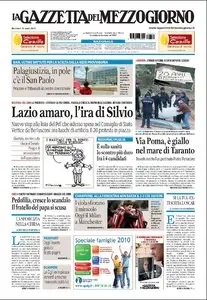 GAZZETTA  DEL MEZZOGIORNO 10 MARZO 2010