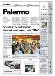 la Repubblica Palermo - 6 Giugno 2018