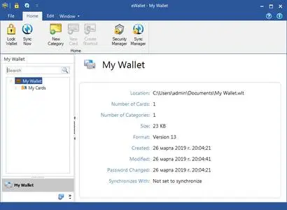 iliumsoft eWallet 8.5.4.35920