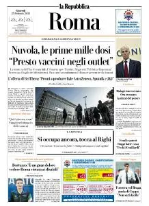 la Repubblica Roma - 25 Febbraio 2021