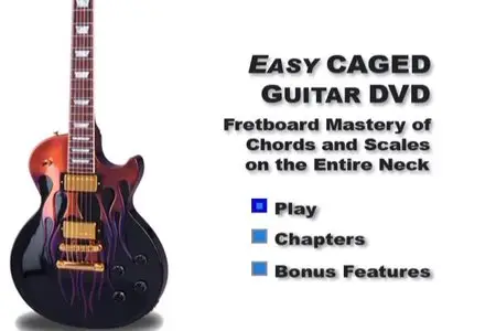 MJS - Easy Caged Guitar - Fretboard Mastery of Chords and Scales on the Entire Neck [Repost]