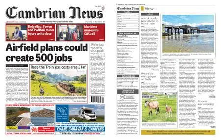 Cambrian News Arfon & Dwyfor – 22 May 2020