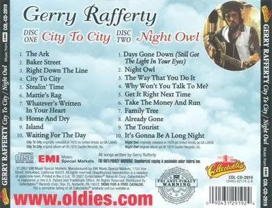 Gerry Rafferty - City To City & Night Owl  [2 cds set] (2007)