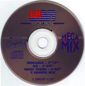 Confetti's - Megamix (Belgium CD5) (1989) {USA Import Music}