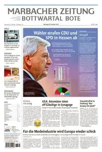 Marbacher Zeitung - 29. Oktober 2018