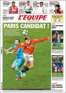 L'Equipe - Lundi 08 Novembre 2010