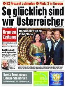 Kronen Zeitung Salzburg - 12. Januar 2018