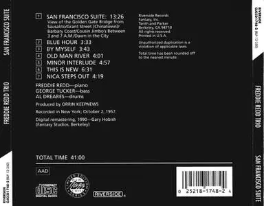 Freddie Redd - San Francisco Suite (1957) {Riverside OJCCD-1748-2 rel 1990}
