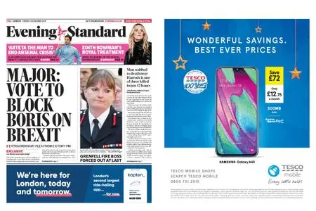 London Evening Standard – December 06, 2019