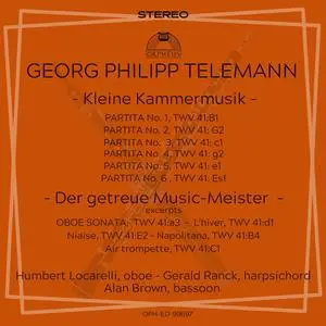 Humbert Lucarelli - Telemann - Kleine Kammermusik, Die getreue Musik-Meister Selections (1974/2023) [24/96]