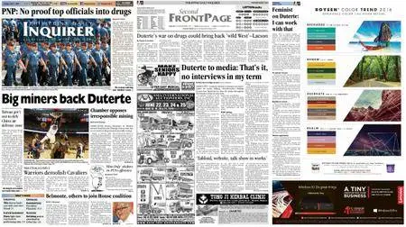 Philippine Daily Inquirer – June 07, 2016