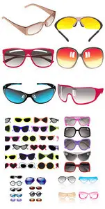 Glasses vectors