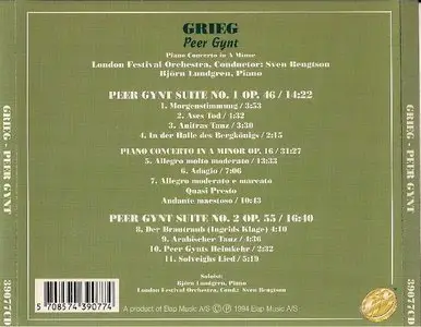 Edward Grieg - Peer Gynt & Piano Concerto in A minor (1994)