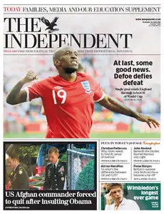 The Independent UK June 24 2010