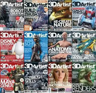 3D Artist Magazine Issue 61-75 Collection