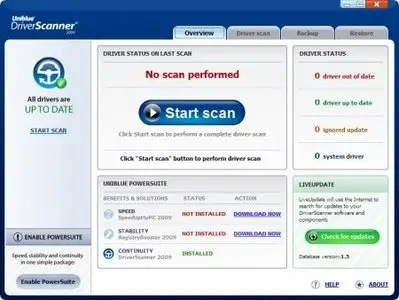 Uniblue DriverScanner 2010 2.2.0.5
