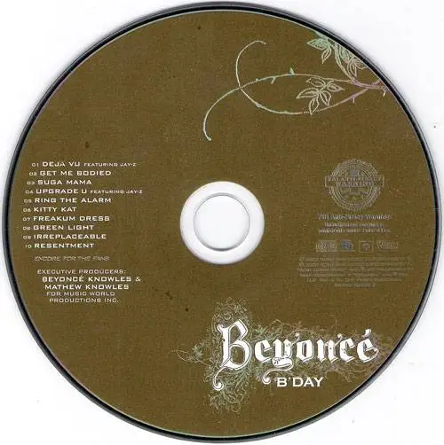 Beyoncé - B'Day (2006) {Sony Urban Music/Columbia} **[RE-UP]** / AvaxHome