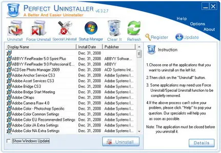 Perfect Uninstaller 6.3.2.7
