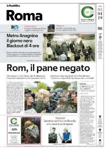 la Repubblica Roma - 5 Aprile 2019