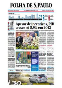 Jornal Folha de São Paulo - 2 de março de 2013 - Sábado