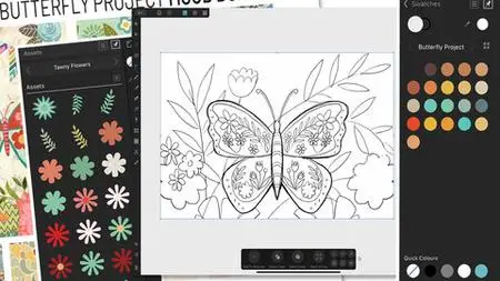 Ad5 – Plan & Set Up A Reflected Butterfly Affinity Designer