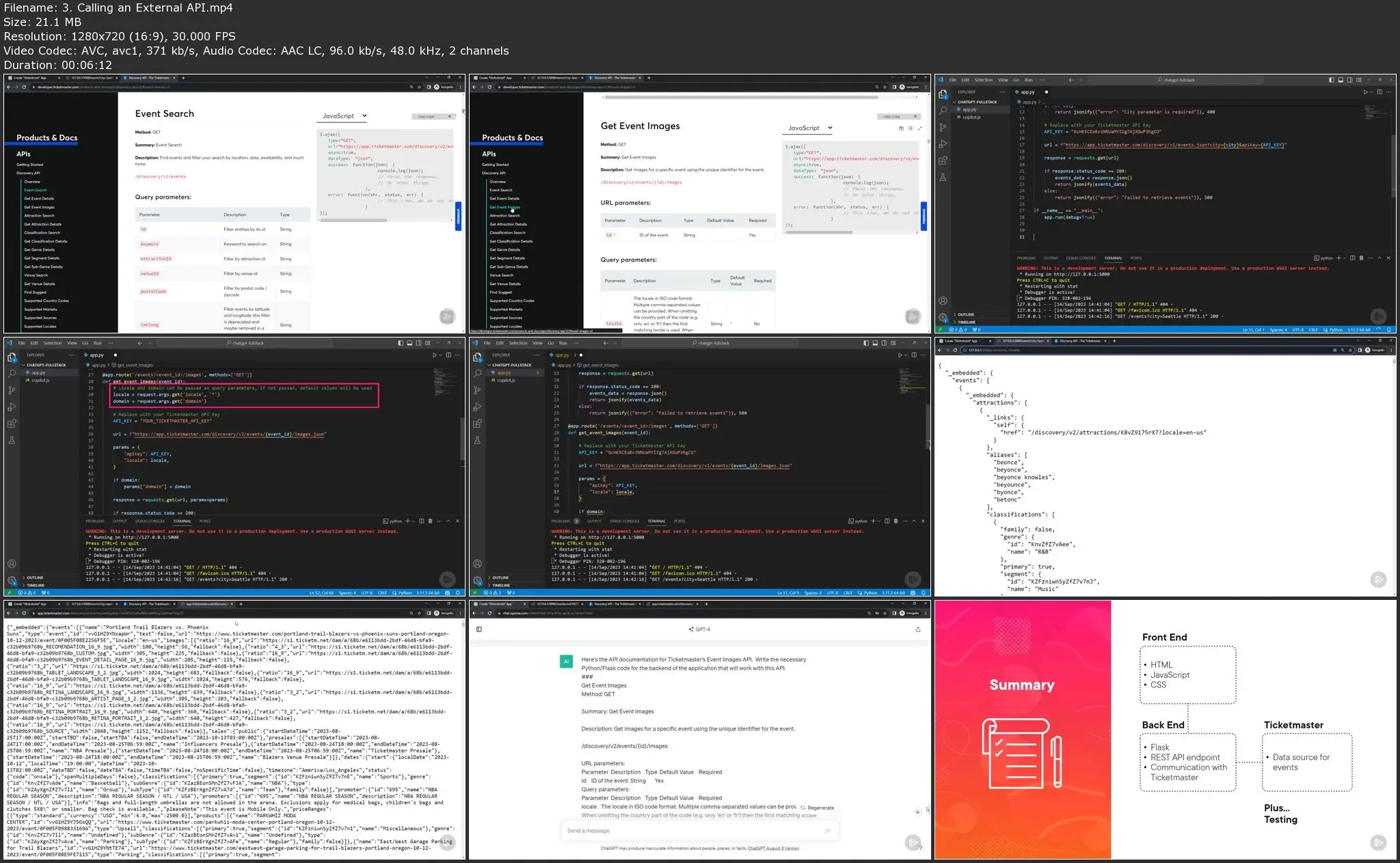 Using ChatGPT to Code a Full-stack Web Application