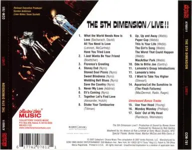 The 5th Dimension - Live!! (1971) [2007, Remastered with Bonus Tracks]