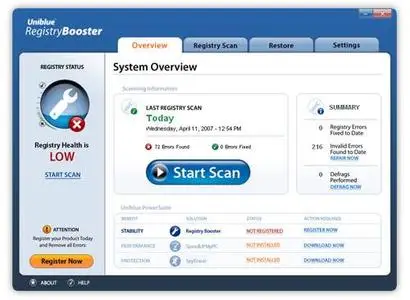 Uniblue Registry Booster v2.0.1061.3222