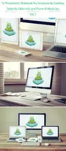 GraphicRiver 15 Photorealistic Device Mock-Ups Vol.2