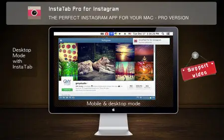 InstaTab Pro for Instagram v1.3.1 Mac OS X
