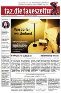 Tageszeitung TAZ vom 07 Januar 2014