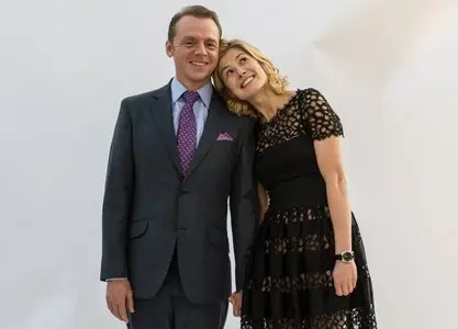 Rosamund Pike & Simon Pegg - 'Hector and the Search for Happiness' Promoshoot 2014