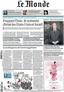 Le Monde et Suppléments du Dimanche 12 et Lundi 13 Février 2012