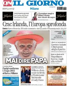 IL GIORNO DEL 24 NOVEMBRE 2010