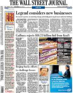 The Wall Street Journal Asia September 8 2009