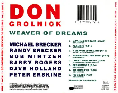 Don Grolnick – Weaver Of Dreams (1990)(Blue Note)